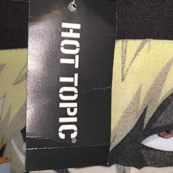 My Hero Academia Bakugo Hoodie Licensed By Funimation Black L Hot Topic - Picture 5 of 7